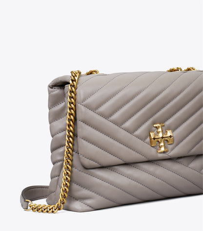 KIRA CHEVRON CONVERTIBLE SHOULDER BAG TORY BURCH