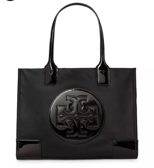 Tory Burch Ella Patent Small Tote Bag